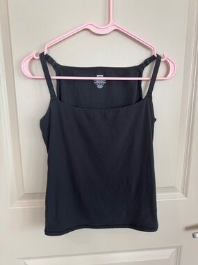SKIMS Black Stretch Scoop Camisole
